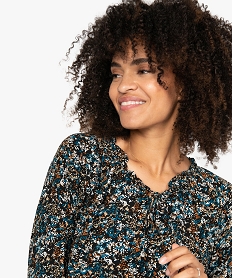 blouse femme imprimee avec manches 34 elastiquees imprimeB997701_2