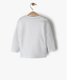 tee-shirt bebe garcon avec motifs rock – lulucastagnette blancC043401_3