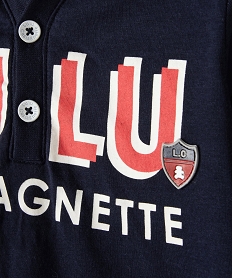 tee-shirt bebe garcon a capuche – lulu castagnette bleuC043501_3