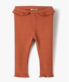 BERMUDA BLANC PANTALON MARRON