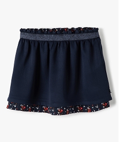 jupe bebe fille reversible avec touches pailletees – lulu castagnette bleu jupesC049701_1