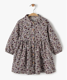 GEMO Ensemble bébé fille 2 pièces : robe + collant Multicolore