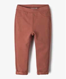 SWEAT VIOLET PANTALON MARRON