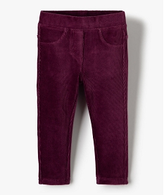 TEE-SHIRT NOIR PANTALON VIOLET