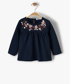 PULL RAYE TEE-SHIRT BLEU/MARINE