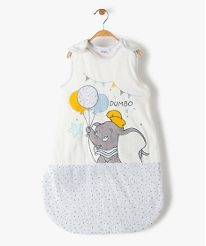 GEMO Gigoteuse bébé en velours imprimé Dumbo - Disney Baby Beige