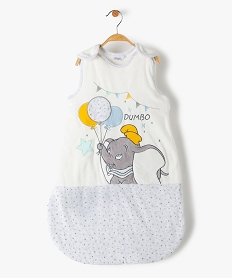 gigoteuse bebe en velours imprime dumbo - disney baby beigeC065501_1