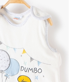 gigoteuse bebe en velours imprime dumbo - disney baby beigeC065501_2