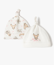 GEMO Bonnet bébé imprimé Bambi (lot de 2) – Disney Baby Beige