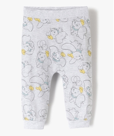 GEMO Pantalon bébé en jersey imprimé Dumbo – Disney Baby Gris