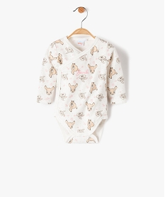 body bebe manches longues imprime bambi – disney beigeC075101_1