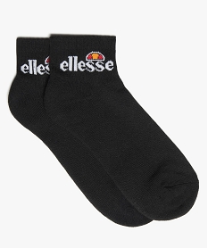 GEMO Chaussettes de sport homme (lot de 2 paires) - Ellesse noir standard