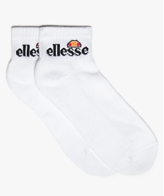 GEMO Chaussettes de sport homme (lot de 2 paires) - Ellesse blanc standard