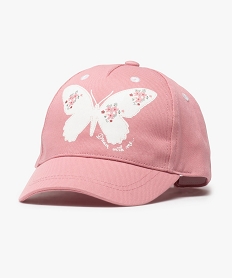 GEMO Casquette bébé fille motif papillon Rose