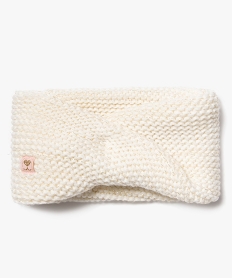 echarpe snood torsadee et pailletee bebe fille blanc chineC078301_1