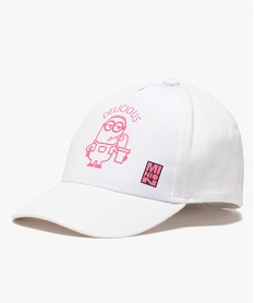 casquette fille a motif sur l’avant – les minions blanc standardC078601_1