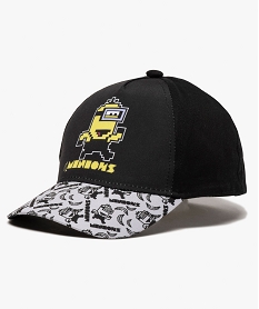GEMO Casquette garçon imprimé pixel - Minions gris standard