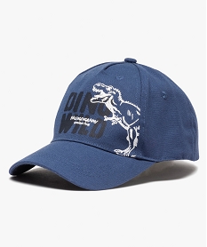 GEMO Casquette garçon avec motif dinosaure Bleu