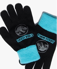 gants garcon avec motif dinosaure – jurassic world bleuC081201_2