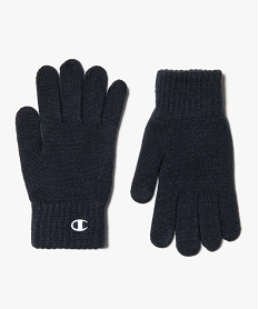 gants homme en tricot uni - champion bleuC083501_1