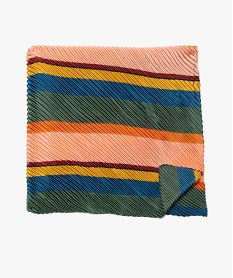 foulard femme multicolores en matiere gaufree multicolore autres accessoiresC083801_1