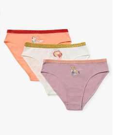 GEMO Culottes fille à motifs (lot de 3) - Princesses Disney Multicolore