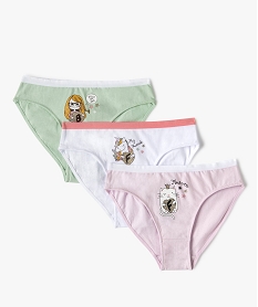 GEMO Culottes fille imprimés girly (lot de 3) Multicolore