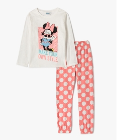GEMO Pyjama fille avec motif Minnie - Disney Beige