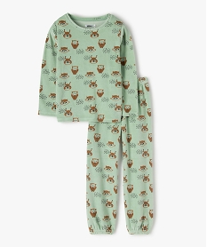 GEMO Pyjama fille avec motifs animaux de la forêt Imprimé