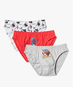 GEMO Slips garçon à motifs Spiderman (lot de 3) - Marvel Multicolore