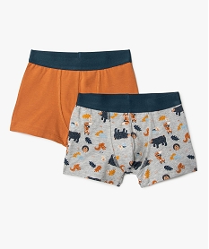 boxer garcon imprime automne (lot de 2) multicoloreC090401_1