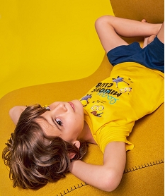 GEMO Pyjashort garçon bicolore – Les Minions 2 Jaune