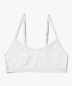 GEMO Brassière fille à fines bretelles gris standard