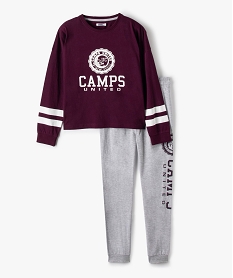 pyjama garcon mixmatch - camps united violetC095801_1