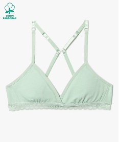 GEMO Soutien-gorge triangle spécial dos nageur fille Vert