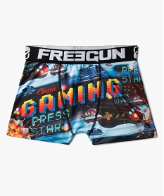 GEMO Boxer garçon à motifs jeu vidéo - Freegun Multicolore