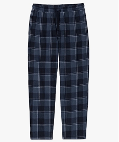 pantalon de pyjama homme a carreaux bleu pyjamas et peignoirsC102401_4