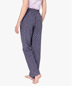 pantalon de pyjama femme imprime imprimeC106201_3