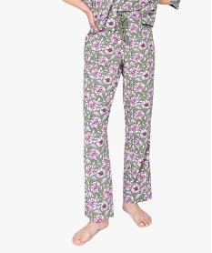 GEMO Pantalon de pyjama femme imprimé Imprimé
