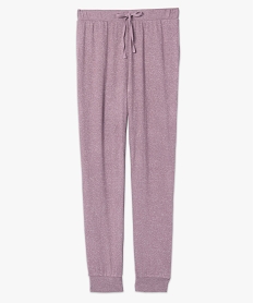 pantalon de pyjama en maille fine femme violetC106601_4