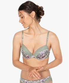 GEMO Soutien-gorge femme à armatures avec bretelles multipositions Imprimé