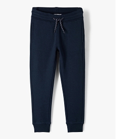 GEMO Pantalon de jogging avec intérieur molletonné garçon Bleu