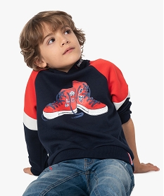 sweat garcon a capuche – lulucastagnette bleu sweatsC120601_1