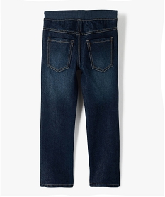 jean coupe regular avec ceinture en bord-cote garcon bleu jeansC122501_4