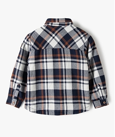 chemise garcon a carreaux avec doublure sherpa imprimeC126601_4