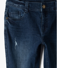 jean garcon coupe slim avec marques d’usure grisC141601_2