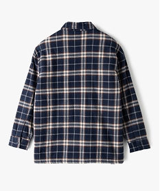 chemise garcon a carreaux entierement doublee sherpa imprime chemisesC143401_4