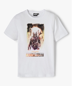GEMO Tee-shirt garçon avec motif XXL – Star Wars Blanc