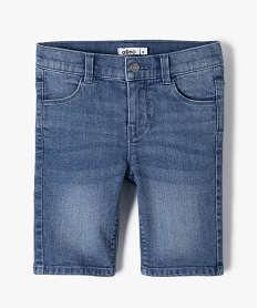 bermuda fille en denim coupe slim grisC150801_1