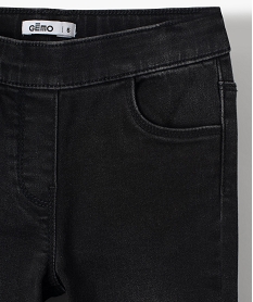 jegging fille legerement delave noir jeansC154501_2